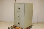 Victor Class 150 Fire Resistant 3-Drawer Storage Cabinet, 29.5"W x 33.5"D x 54"H