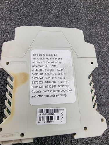 Micro Motion 1500D3AABAEZZZ Variable Flow Transmitter 20000742 Broken DIN Clip