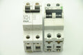 Lot of 2, 2-Pole Circuit Breakers, FUJI CP6 2DU25 D-25A & MOELLER FAZN C10