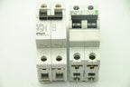 Lot of 2, 2-Pole Circuit Breakers, FUJI CP6 2DU25 D-25A & MOELLER FAZN C10