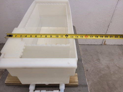 PTFE High Purity Liquid Bath Acid Rinse Tank  10"x10"x21" Tank Inside Unit C