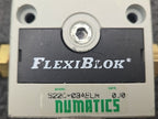Numatics FlexiBlok S22C-CB4LM Pneumatic Valve 110V AC Slow Start Assembly