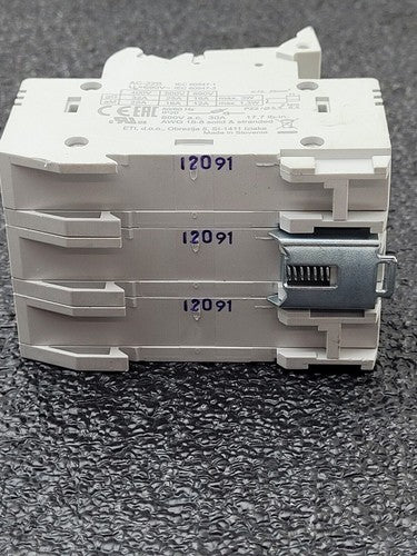 Lot of 8 ETI Fuse Holder EFD 10 1p 10 x 38 002540001 DIN Rail 3, 2 and 1 Unit