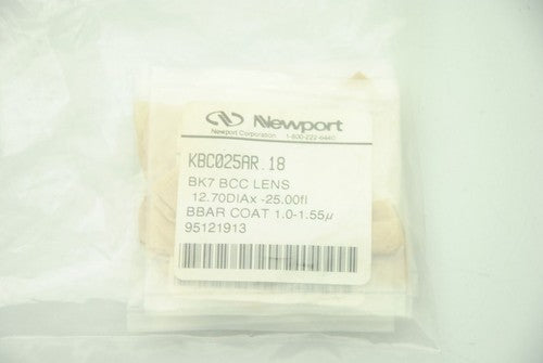 NEWPORT KBC025AR.18 BK7 BCC Lens, 12.70DIAx 25.00fl Lot of 7