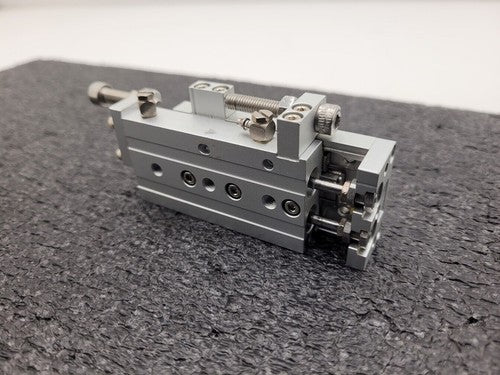 SMC MXS6-30AS Pneumatic Cylinder Linear Air Slide Table Actuator w/ Stops