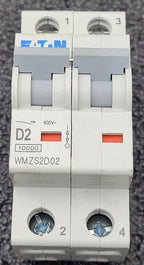 Lot of 10 Eaton Cutler Hammer WMZS2D02 Miniature Circuit Breaker 2A 5kA Type D