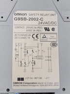 Omron G9SB-2002-C Safety Relay Unit 24 VAC / VDC DIN Rail Mount