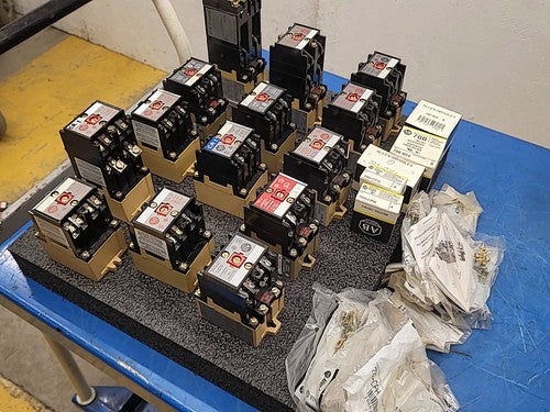 Allen Bradley Bulletin 700 AC Relay Lot PKB40 Pneumatic Time Delay Jumper Kits
