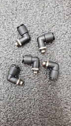 5x SMC KAL08-U01 Antistat One-Touch Fittings 8mm Applicable Tubing 1/8" Thread