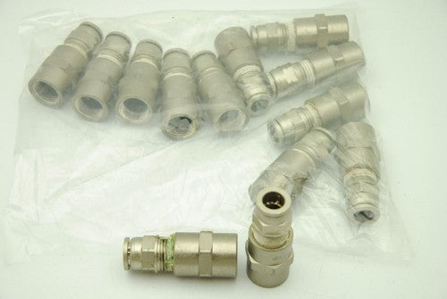 NUMATICS 1/2" Union PTC Fitting w/ 3/4" Male Coupling, Lot of 13