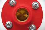 Leviton Single-Pole Female Receptacle, Red, 1-1/8" ID