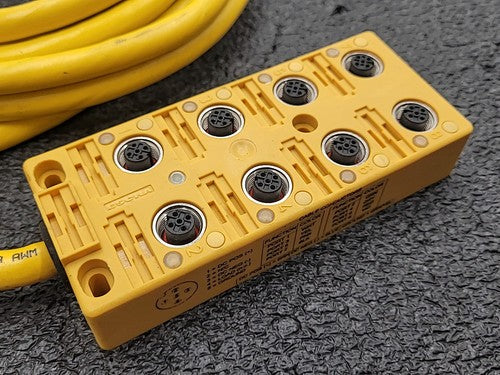 Turck VB 80-P7X9-5 M8 Sensor Distribution Junction Block Box Flying Lead Cable