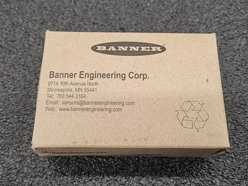 Banner OPBT2QD Omni-Beam Power Block Sensor DC Input 27095 Photoelectric