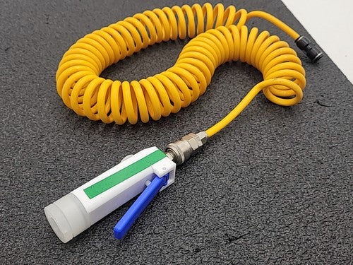 Innotech TA-N2-1000 Nitrogen Spray Gun Assembly with Yellow Coiled Hose