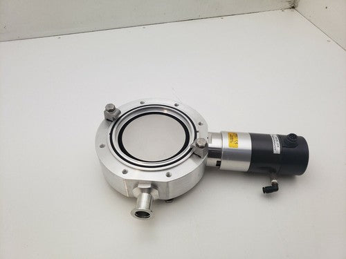 VAT F20-106924/2 6" Pneumatic Air Butterfly Valve 1.5" Vent Port 24VDC
