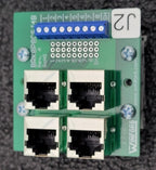Lot of 7 USB Micro Breakout Board RJ45 Terminals DIN Rail Clips BRKLD15HDF-SG
