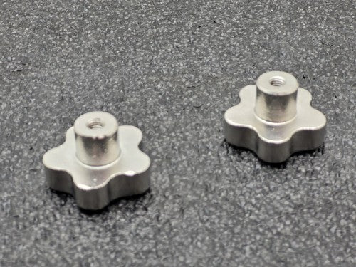 Lot of  22x Stainless Steel 316 SS Five Point Star Hand Knob 50mm/M8 592595