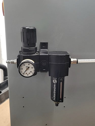 Hoffman Control Cabinet IDEC FA-3S PLC Numatics 3 Solenoid Valve ABB Contactors