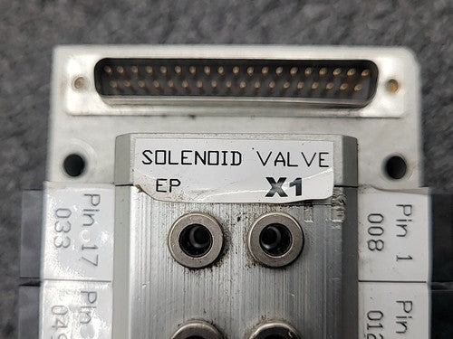 Pneumax 16x Solenoid Valve Manifold Breakout Board D-Sub Cable 24VDC Industrial