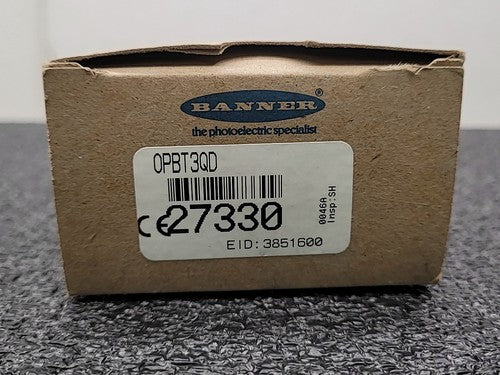 Banner OPBT3QD Omni-Beam Photoelectric Sensor Power Block