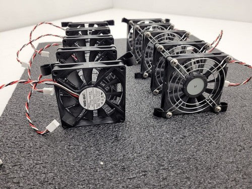 Lot of 10 NMB-MAT 3106KL-04W-B59 Brushless 12VDC Fan 0.30A w/grate, Working Pull