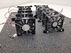 Lot of 10 NMB-MAT 3106KL-04W-B59 Brushless 12VDC Fan 0.30A w/grate, Working Pull
