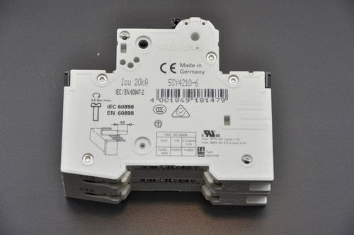 Siemens Circuit Breaker 5SY42 MCB B10 10A Lot Of 10