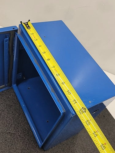 Hoffman Blue Steel Electrical Enclosure Junction Box Locking Gasket Seal 12x12x7