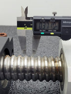 Ball Screw 3.5" travel 0.37" Pitch 1" input shaft 1.5" major Diameter Heavy Duty