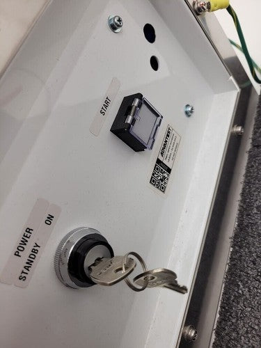 3x Custom Idec EMO Keyed Switch Power Panel On-Off System Panels