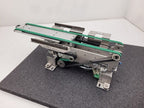 Beckhoff Stepper Motor Driven Extendable 2 Belt Conveyor 13" to 19" Extension A