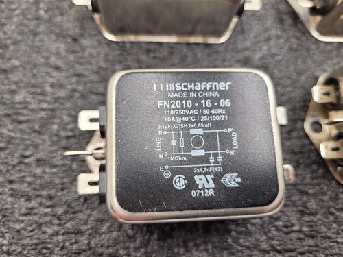 Lot of 15x SCHAFFNER Power Line Filter 110/250VAC FN2010-16-06 110/250VAC 16A