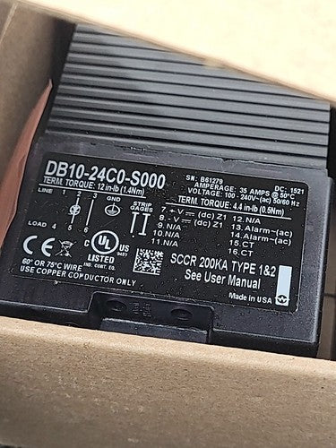 Watlow DB10-24C0-S000 DIN-A-MITE Solid State Power Controller SSR 35 Amp