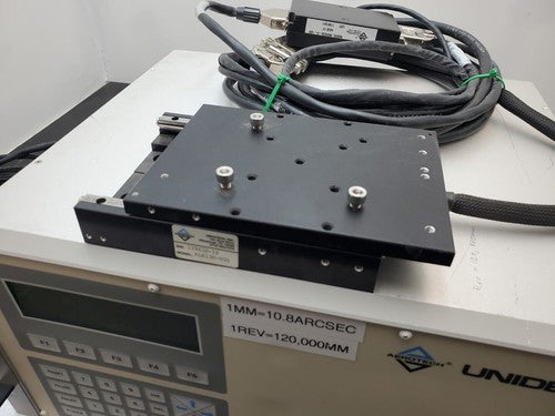 Aerotech Unidex 511 system 6" Rotary Stage 7" Linear Actuator Robotic System