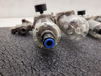 Lot of 2x SMC Filter Regulator Shutoff Vent Valve VHS30-03 AW40-03DG-A AL40-03-A