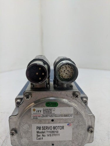 Torque Systems PM Servo Motor CMC T1102M0100 .75" shaft Unit C