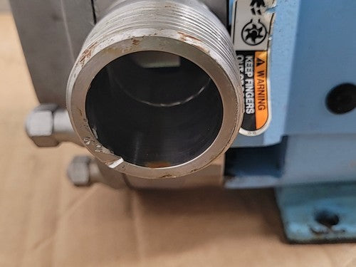 Waukesha SPX 018 U1 Rotary Positive Displacement Pump 1.5" Stainless Steel A5