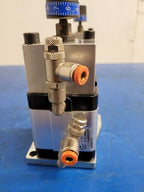 Pneumax Pneumatic Dual Cylinder Actuator w/ Adjustable stops 2420A1513