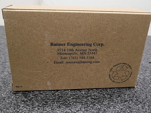 Banner Mini Beam SM312FQD Infrared Fiber Optic Photoelectric Sensor 26836