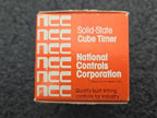 NCC National Controls Solid State Cube Timer Q4F-00010-327 5-10 Sec 24VAC/DC