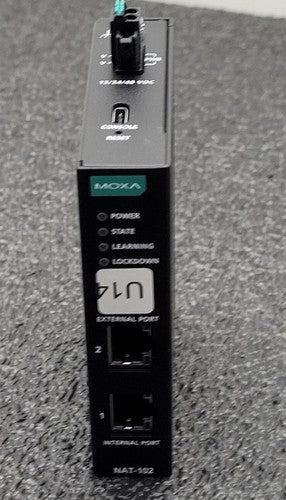 Moxa NAT-102 Industrial NAT Router / 2 Port NAT Device