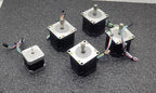 Lot of 5x VEXTA 2-PHASE STEPPING MOTOR C8934-9212K and PK245-01AA-C11
