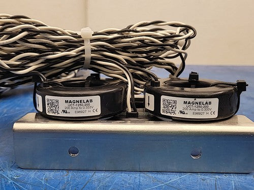 Magnelab UCT-1250 Current Transformer Sensor Lot of 6 w/brackets for 3PH Sensing