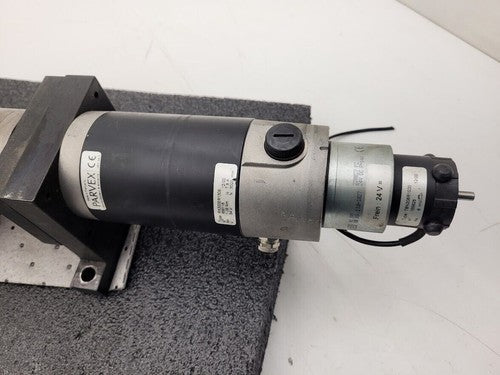 Parvex Servo Motor RX320ER1309 54VDC 3000RPM 24V Brake 93:1 Gearhead