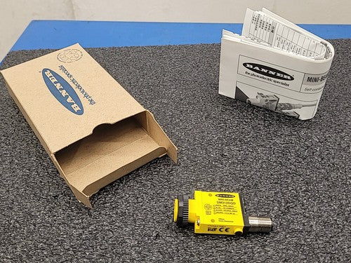 Banner SM312DQD Mini Beam Photoelectric Sensor Diffuse Mode 10-30V DC