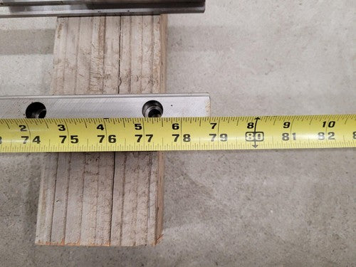 Pair of 2x Hiwin HGR30C Linear Guide Rail HGH30 79" 2000mm 4x HGH30CA Blocks