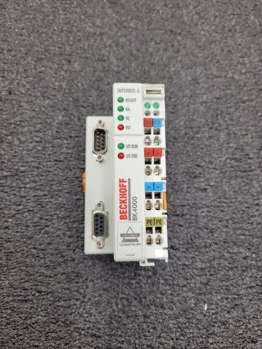 Beckhoff InterBus-S Koppler Coupler BK4000 24VDC DB9 Connectors