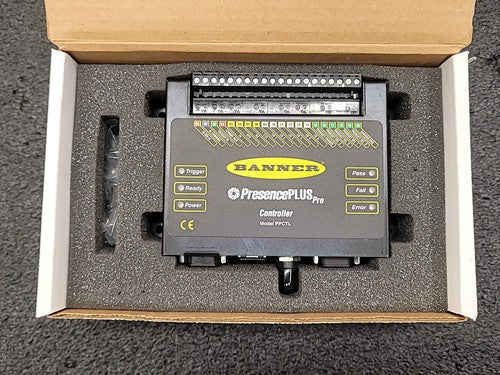 Banner PresencePLUS Pro Controller PPCTL Vision System 62937 Industrial I/O New