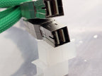 Lot of 2x SFF-8644 Mini SAS HD to Slimline x4 SFF-8654 4i Straight 38 Pin Cable