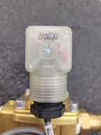 SMC 1" Solenoid VXZ2350-06-5DZ1 Air Water Oil Valve 24VDC 3/4" Hose Barb 145 PSI